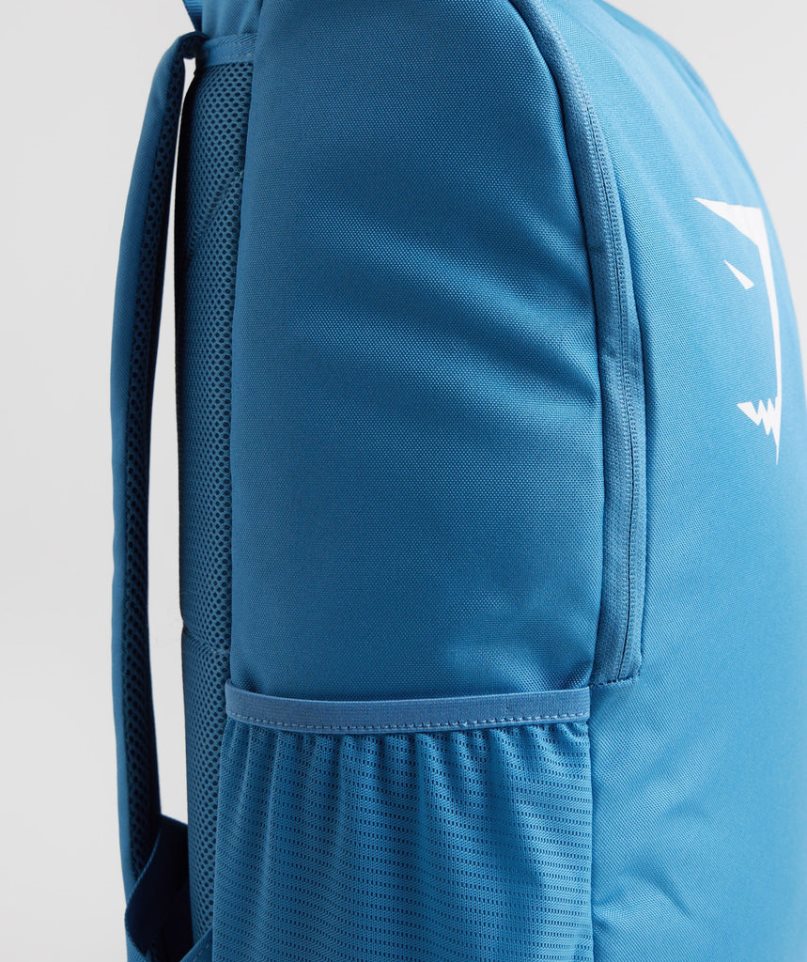 Gymshark Sharkhead Backpacks Blue | CA D83176